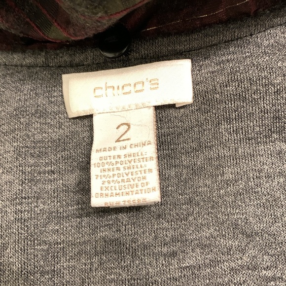 NWOT Chico’s Reversible Jacket - Picture 6 of 7